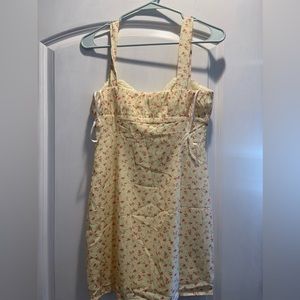 princess poll yellow floral dress